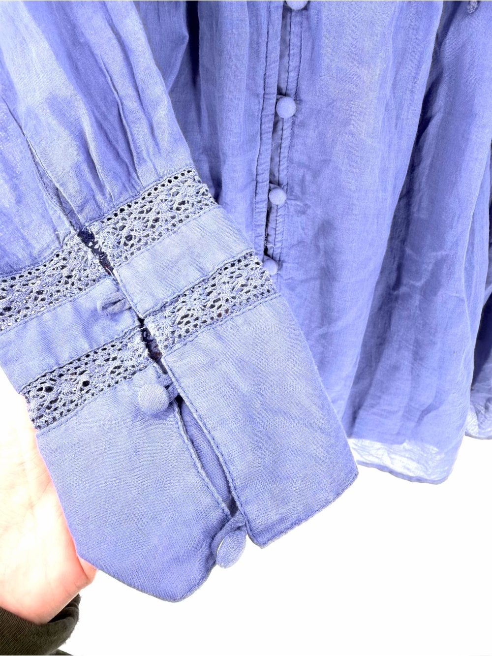Free people Haddie Solid Swing Mini Tunic Boho Cottage Mini Dress - Picture 8 of 8
